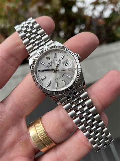 rolex datejust roman silver|rolex datejust silver dial 36mm.